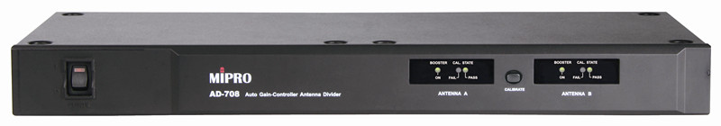 【MIPRO】AD-708 新宽频四频道自动增益控制天线分配器